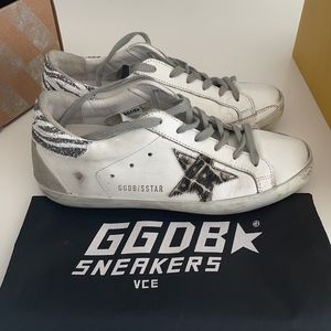 Golden Goose Leopard Star Sneaker Size 36